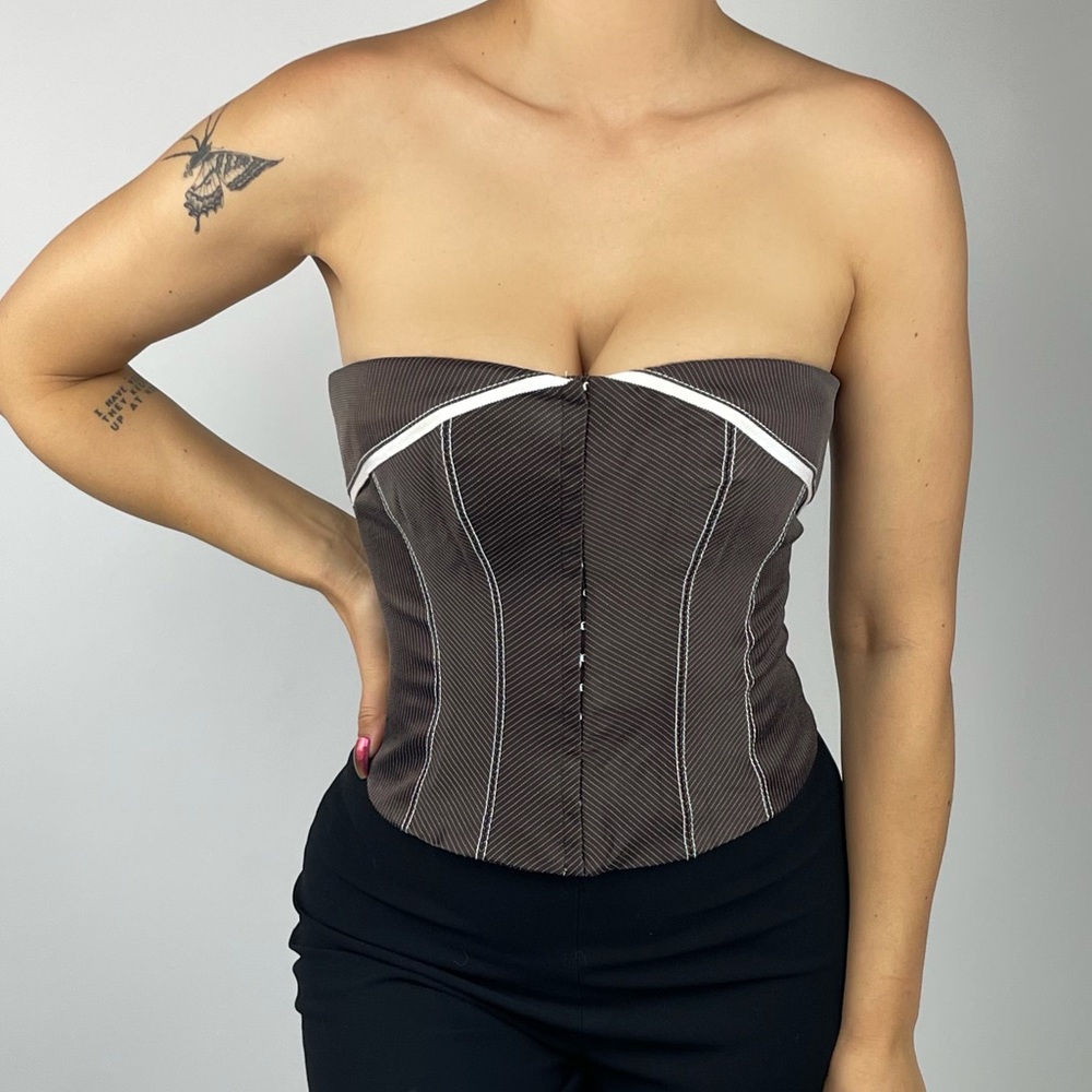 VTG 90s Brown Bebe Corset